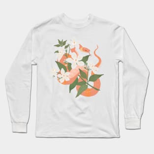 Sampaguita and Snake Long Sleeve T-Shirt